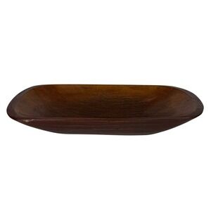 Treenware Salem Collection  Decor Wood Dough Bowl Made in USA 16" x 7 1/4" x3"